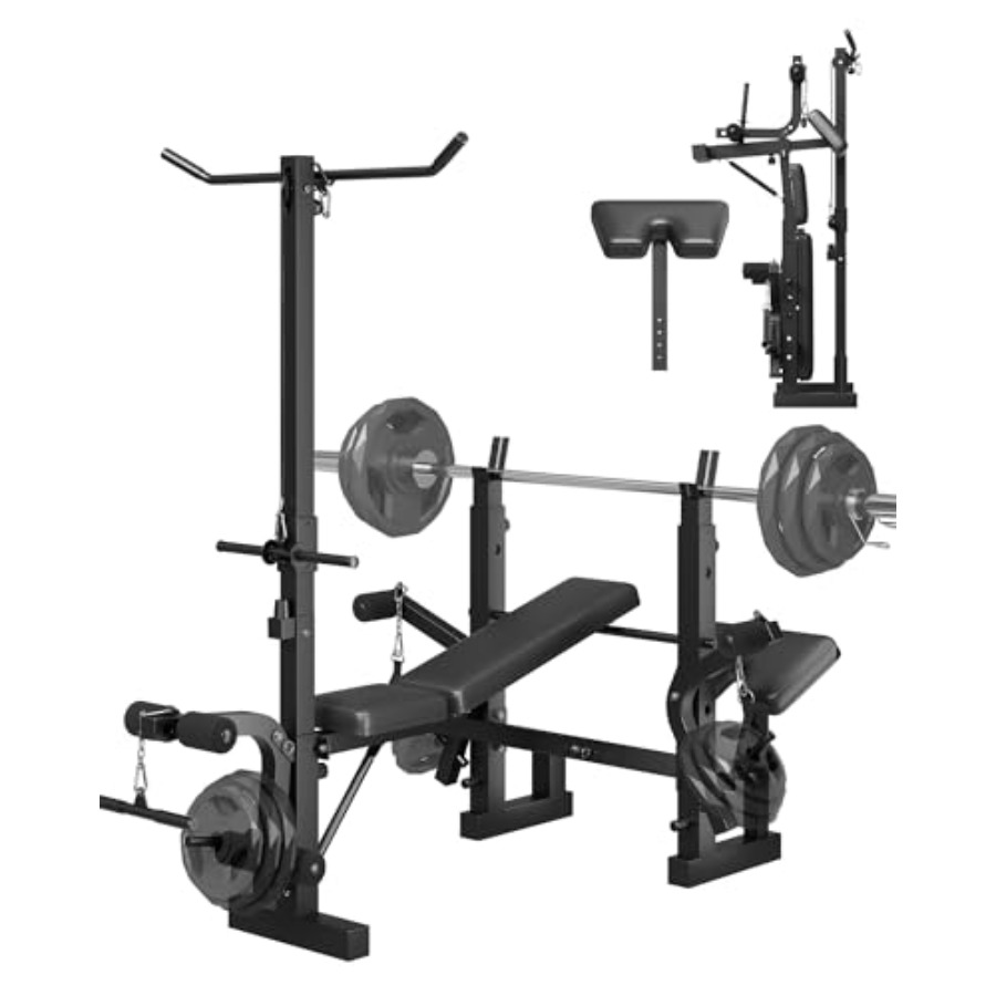 Home Gym Leg Extension - Banco de Pesas Plegable 8 en