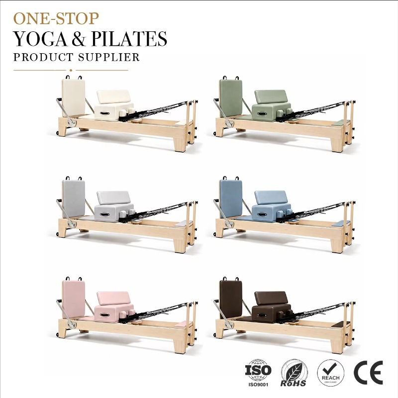 Home Gym Custom - Máquina de Pilates Reformer de madera