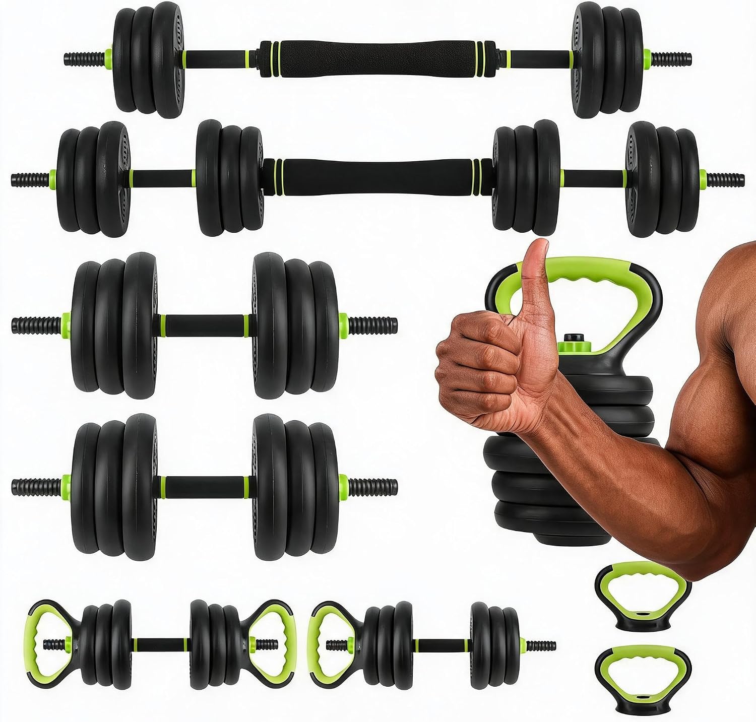 Home Gym Kit - Juego de Mancuernas Ajustables 4 en