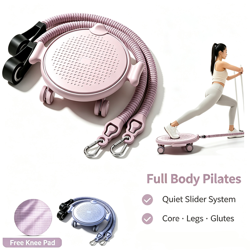 Home Gym Kit - Kit de Rodillo Abdominal con Disco
