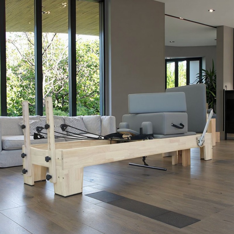 Home Gym Custom - Máquina de Pilates Reformer de madera