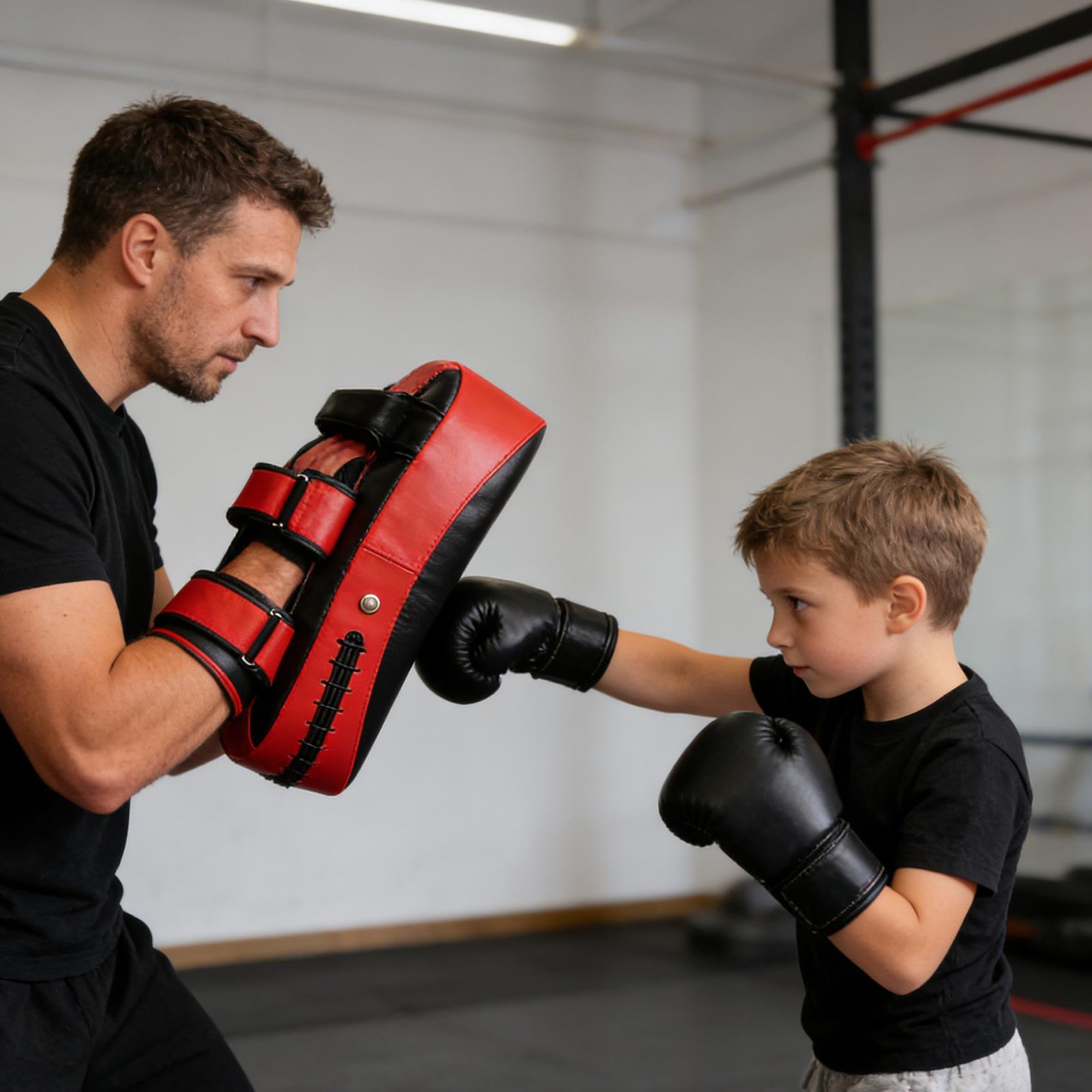 Almohadillas de Boxeo de Cuero - Home Gym Kids reseña y precio
