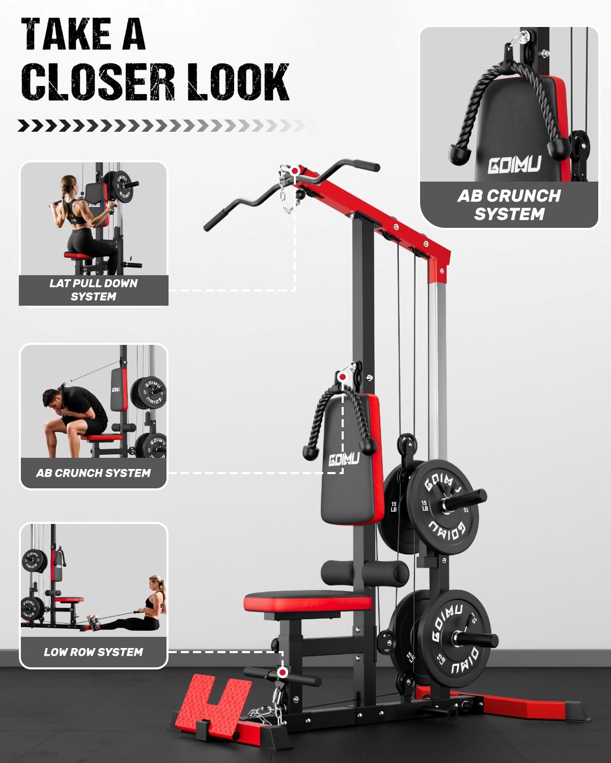 Máquina de Poleas 3 en 1 para  - Home Gym Custom reseña y precio