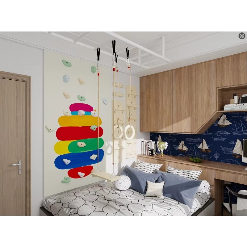 Gimnasio de escalada interior  - Home Gym Kids reseña y precio