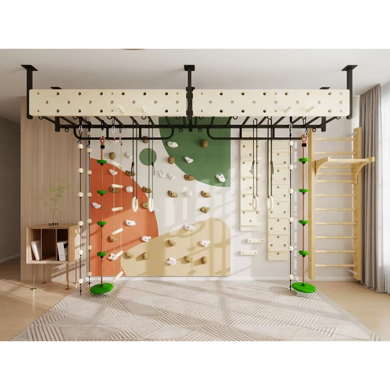 Gimnasio de escalada interior  - Home Gym Kids reseña y precio