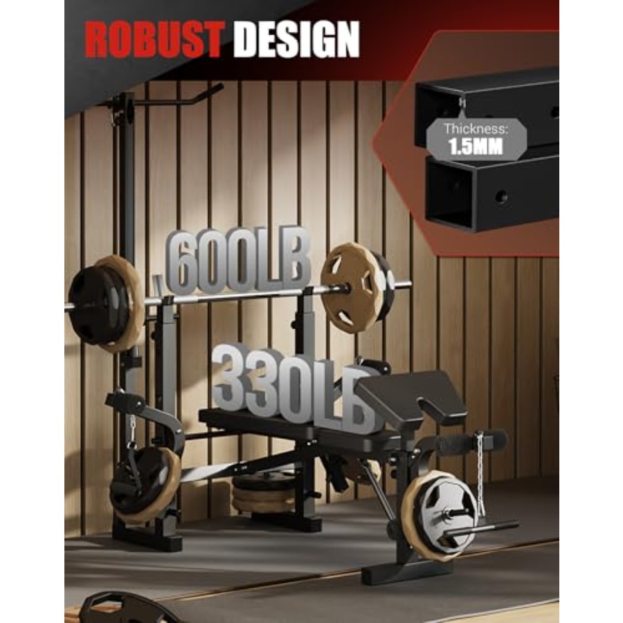 Banco de Entrenamiento de Fuer - Home Gym Leg Extension reseña y precio