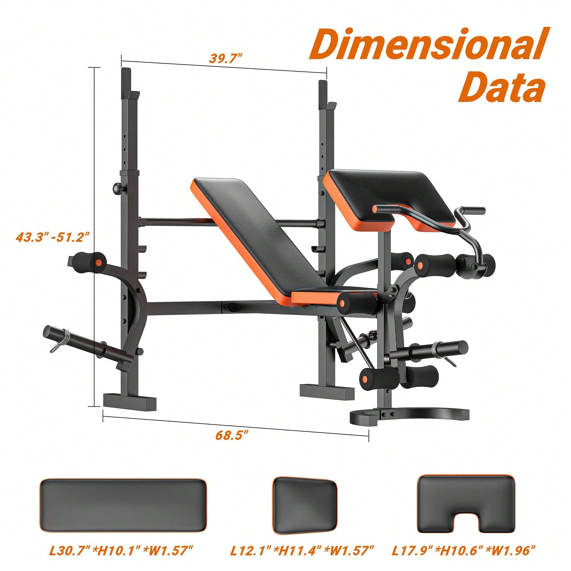 Banco de Pesas GIKPAL, Banco d - Home Gym Leg Extension reseña y precio