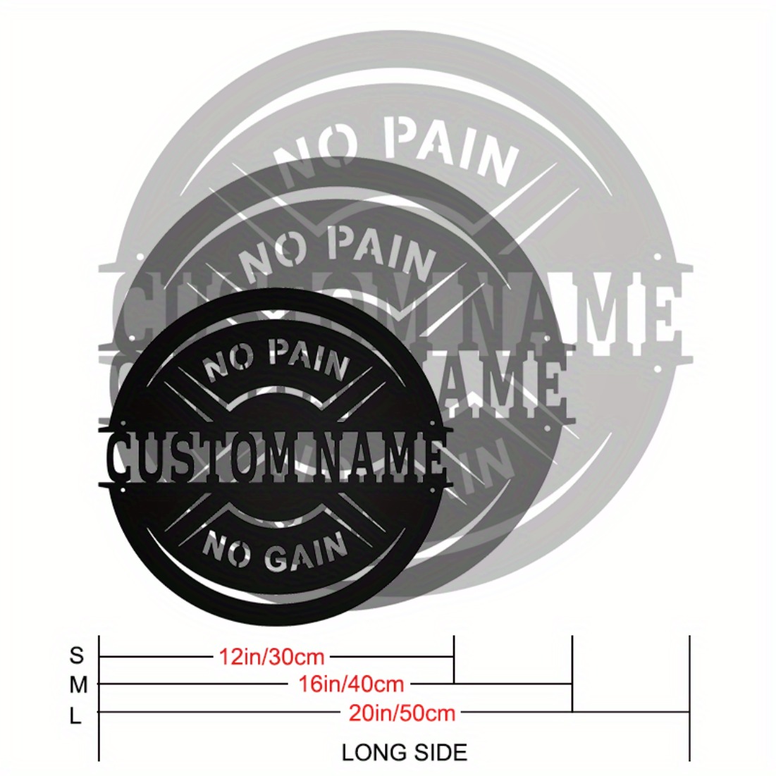 Arte de pared de metal vintage - Home Gym Names reseña y precio