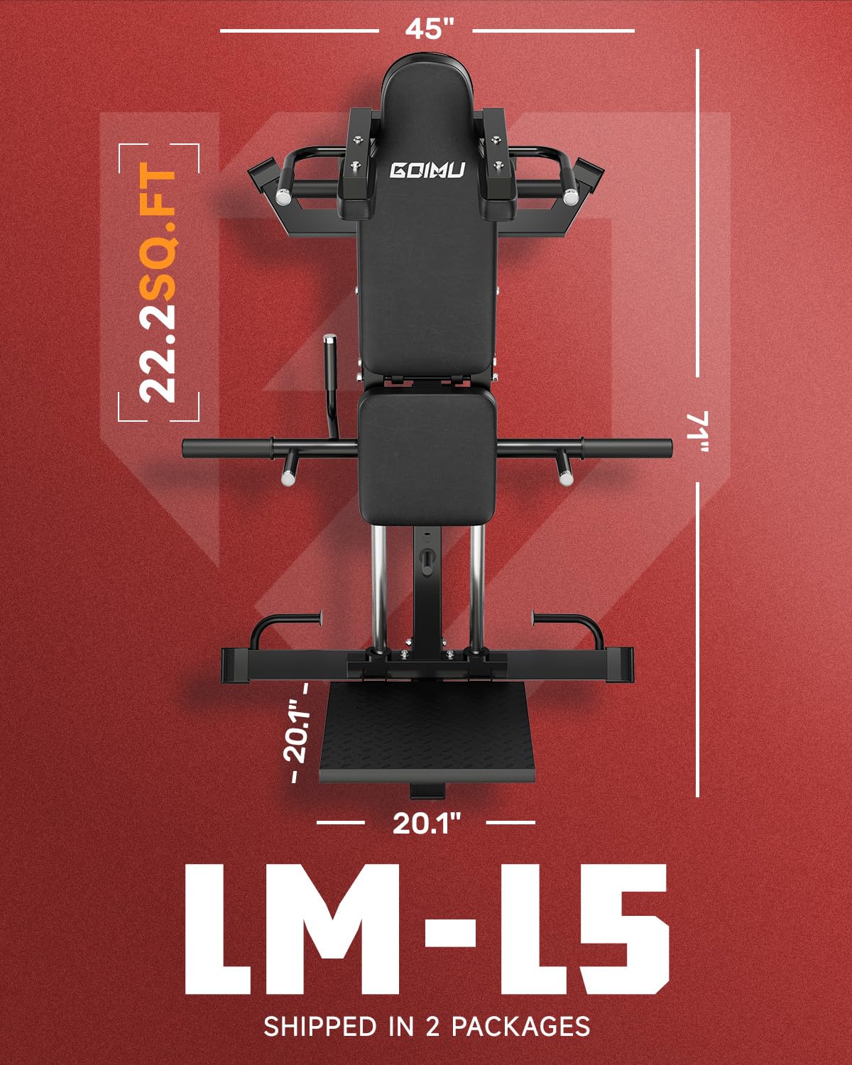 Máquina de prensa de piernas y - Home Gym Custom reseña y precio
