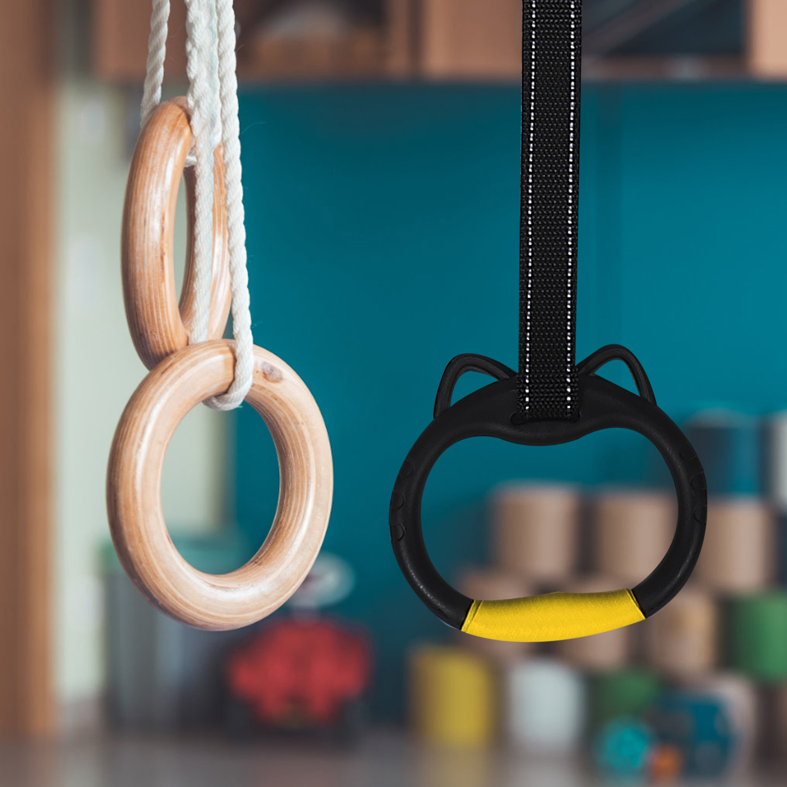 1 Juego de 1 Juego de anillos  - Home Gym Kids reseña y precio