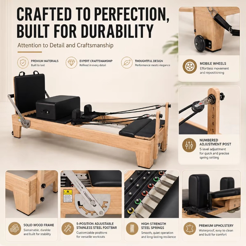 Máquina de Pilates Reformer de - Home Gym Custom reseña y precio