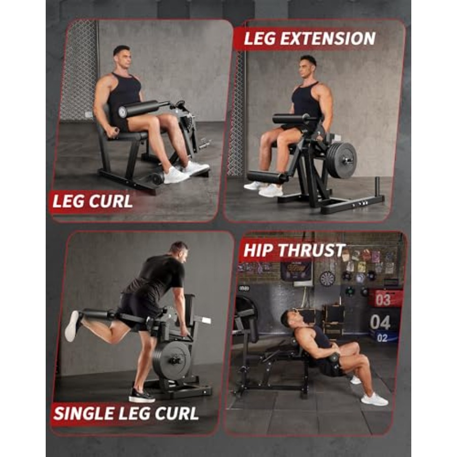 Máquina de extensión y curl de - Home Gym Leg Extension reseña y precio