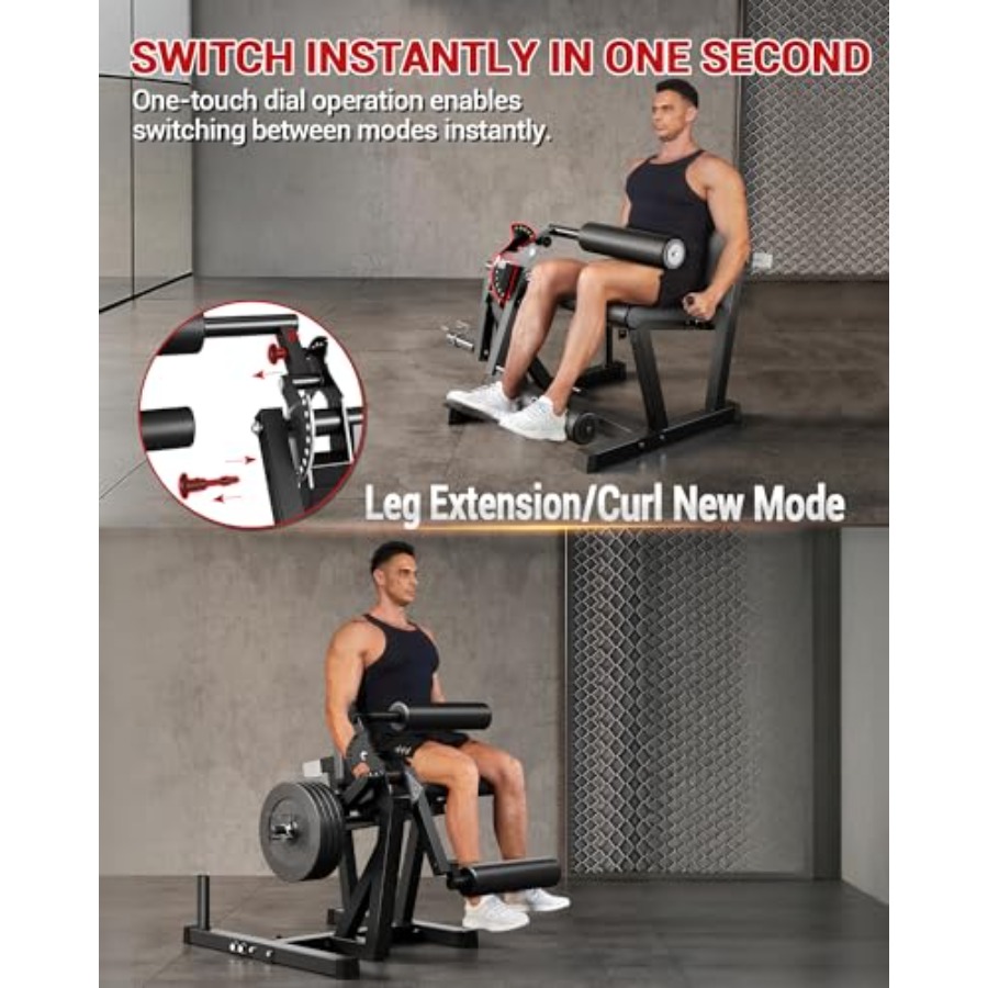 Máquina de extensión y curl de - Home Gym Leg Extension reseña y precio