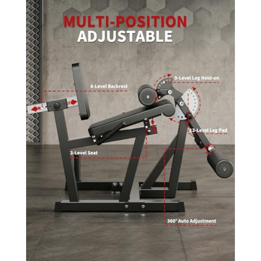 Máquina de extensión y curl de - Home Gym Leg Extension reseña y precio