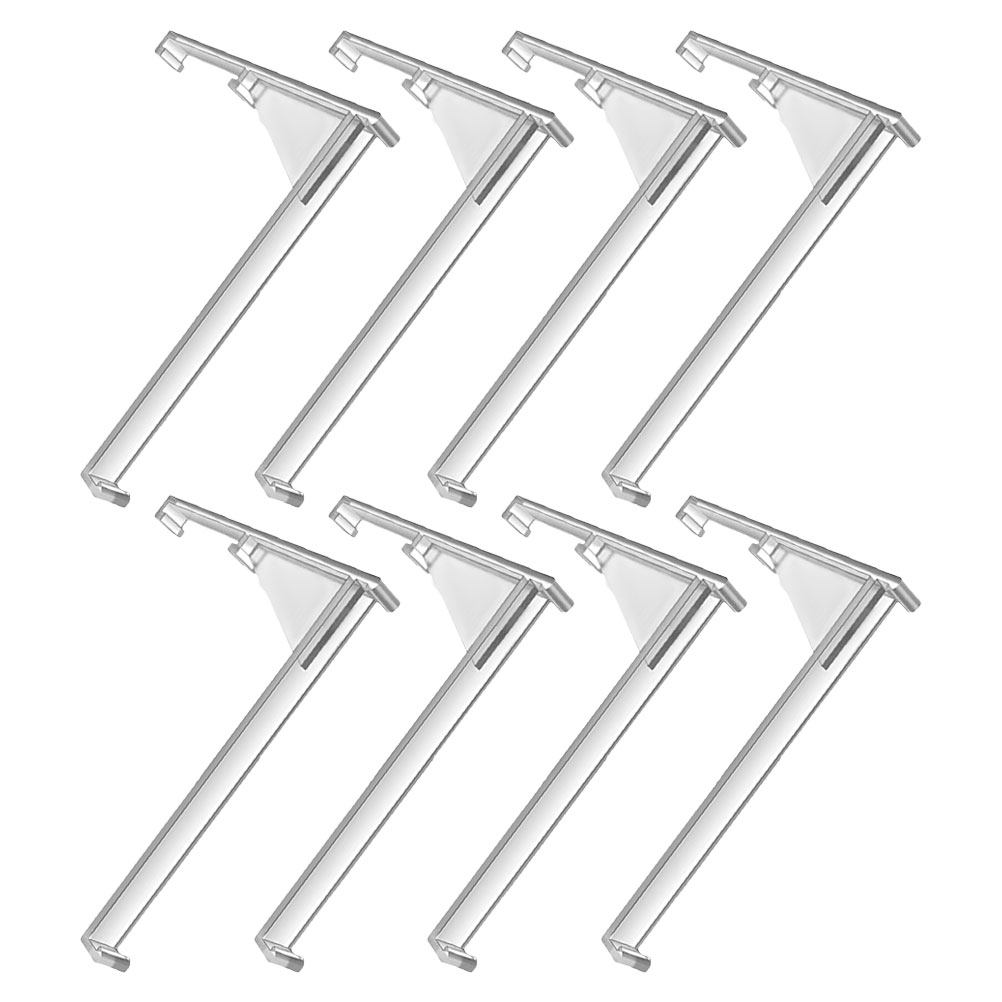 8 clips transparentes de plást - Vertical Leg Press reseña y precio