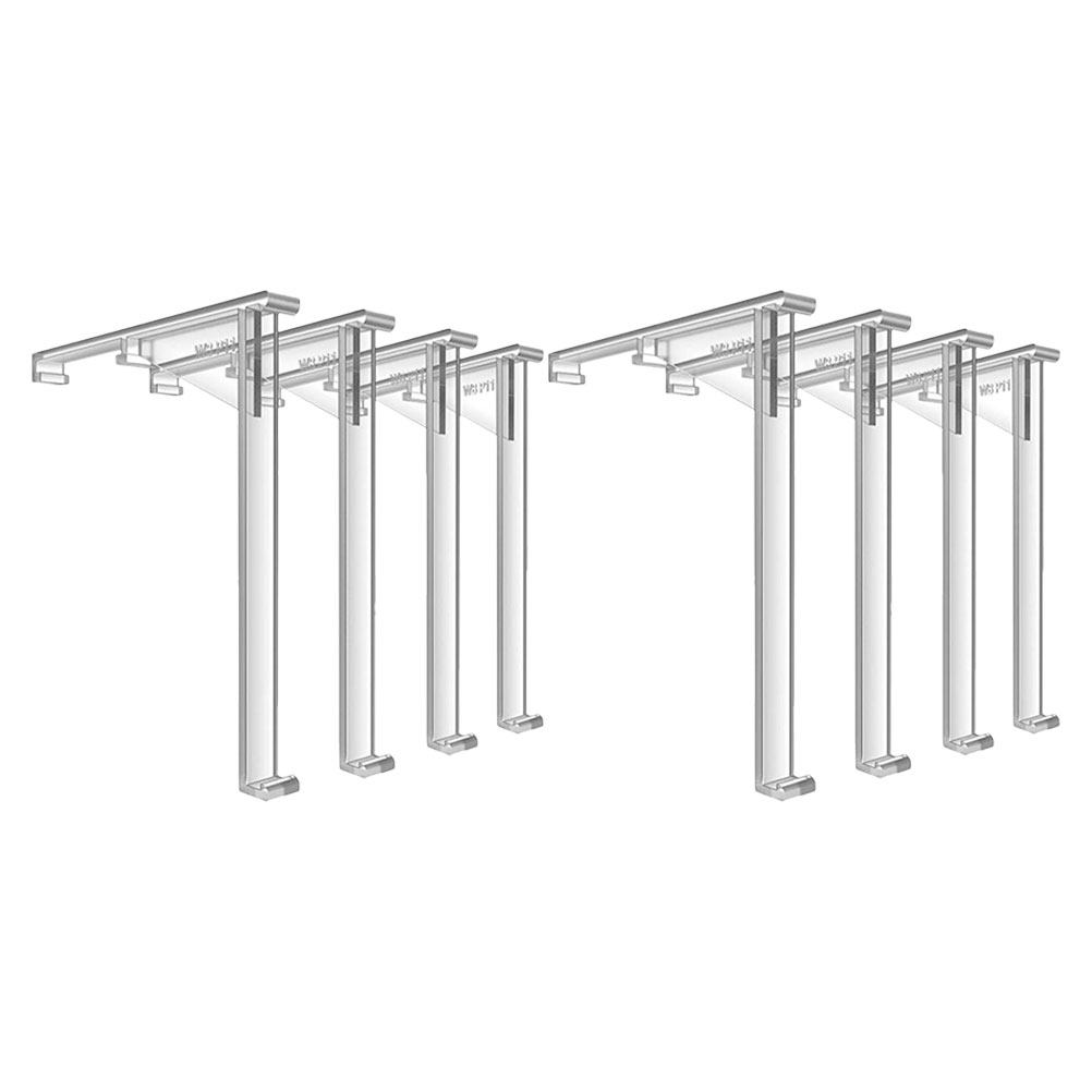 8 clips transparentes de plást - Vertical Leg Press reseña y precio