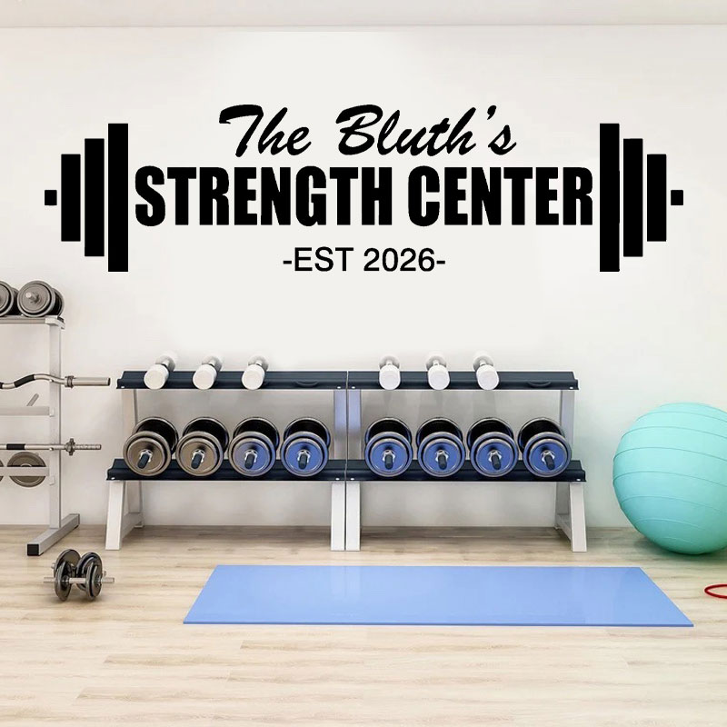 Calcomanía Personalizada con N - Home Gym Names reseña y precio
