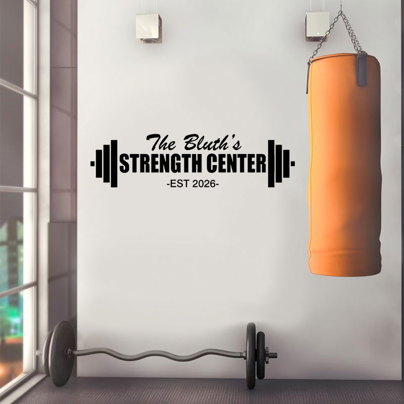 Calcomanía Personalizada con N - Home Gym Names reseña y precio
