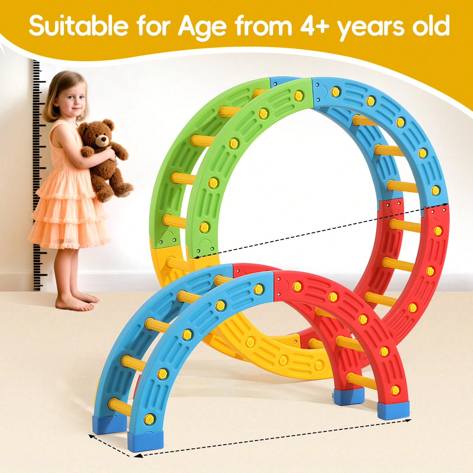 GCCSJ Juguetes de escalada ple - Home Gym Kids reseña y precio