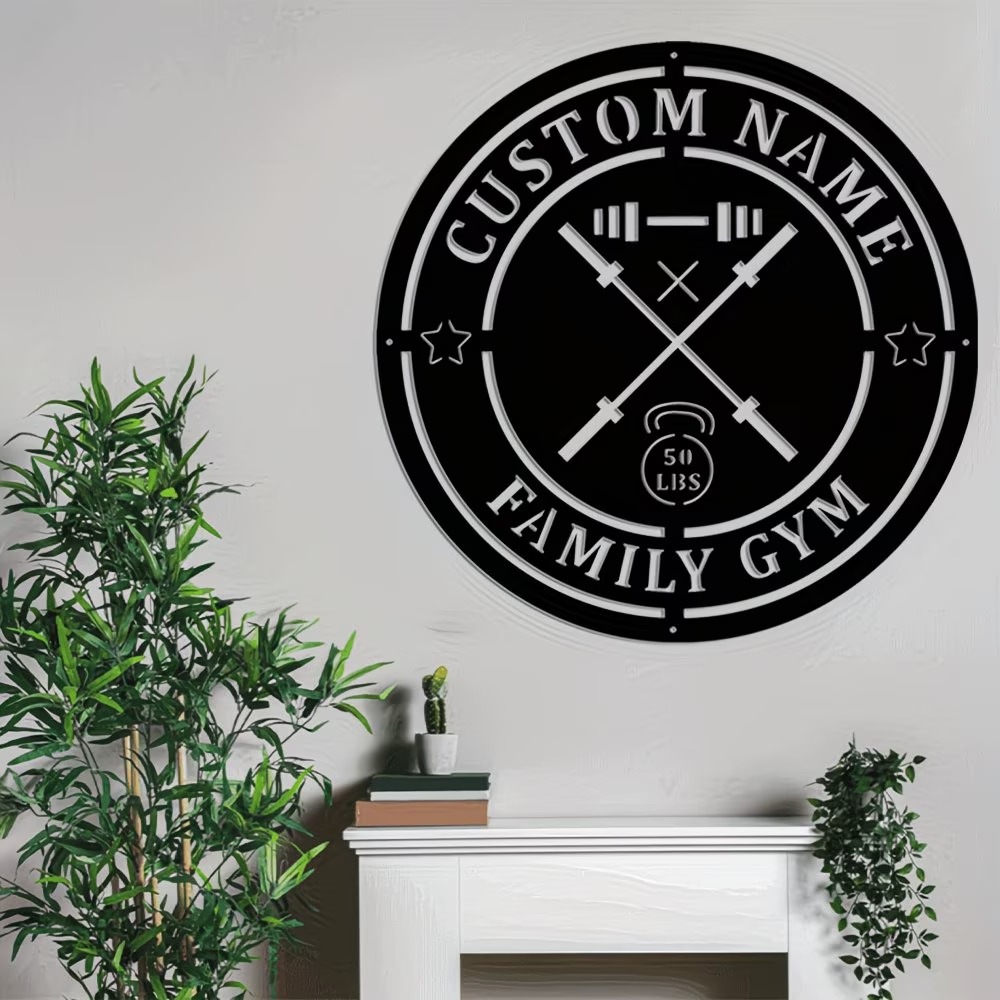 Letrero Metálico Personalizado - Home Gym Names reseña y precio