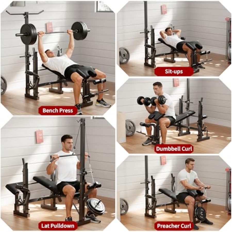 Set de Banco de Pesas para Gim - Home Gym Leg Extension reseña y precio