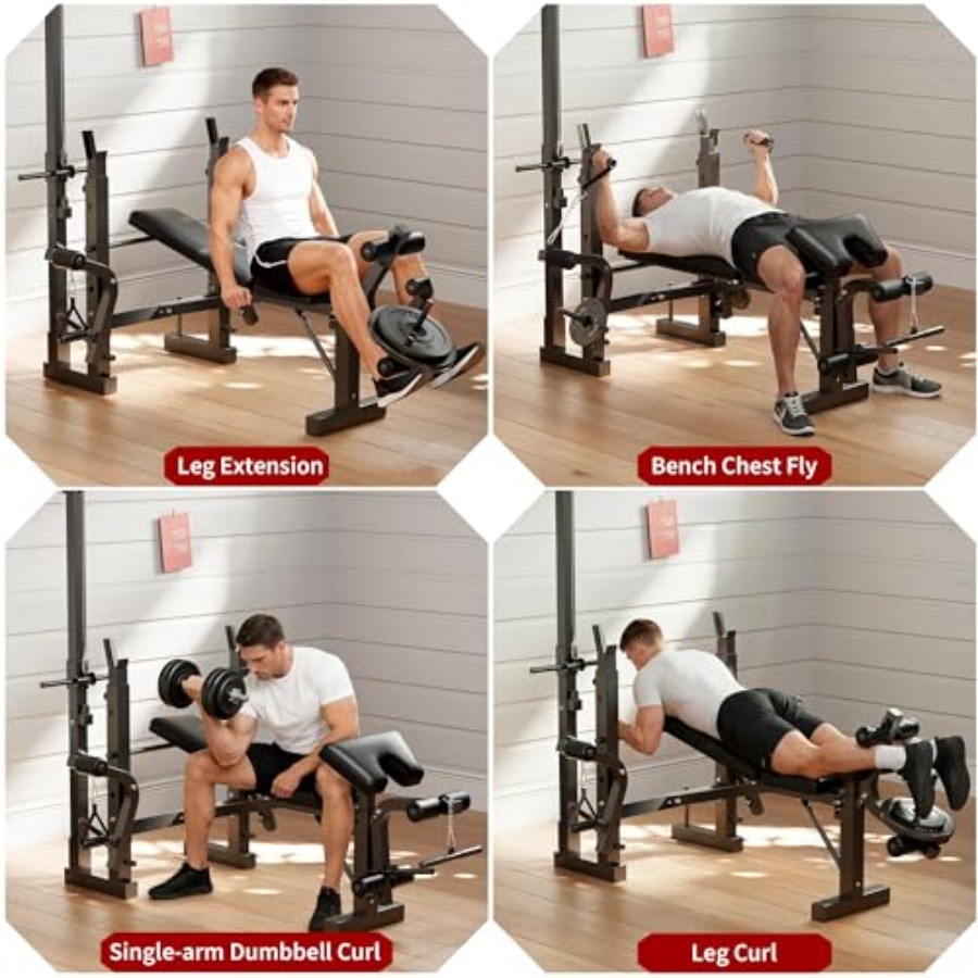 Set de Banco de Pesas para Gim - Home Gym Leg Extension reseña y precio
