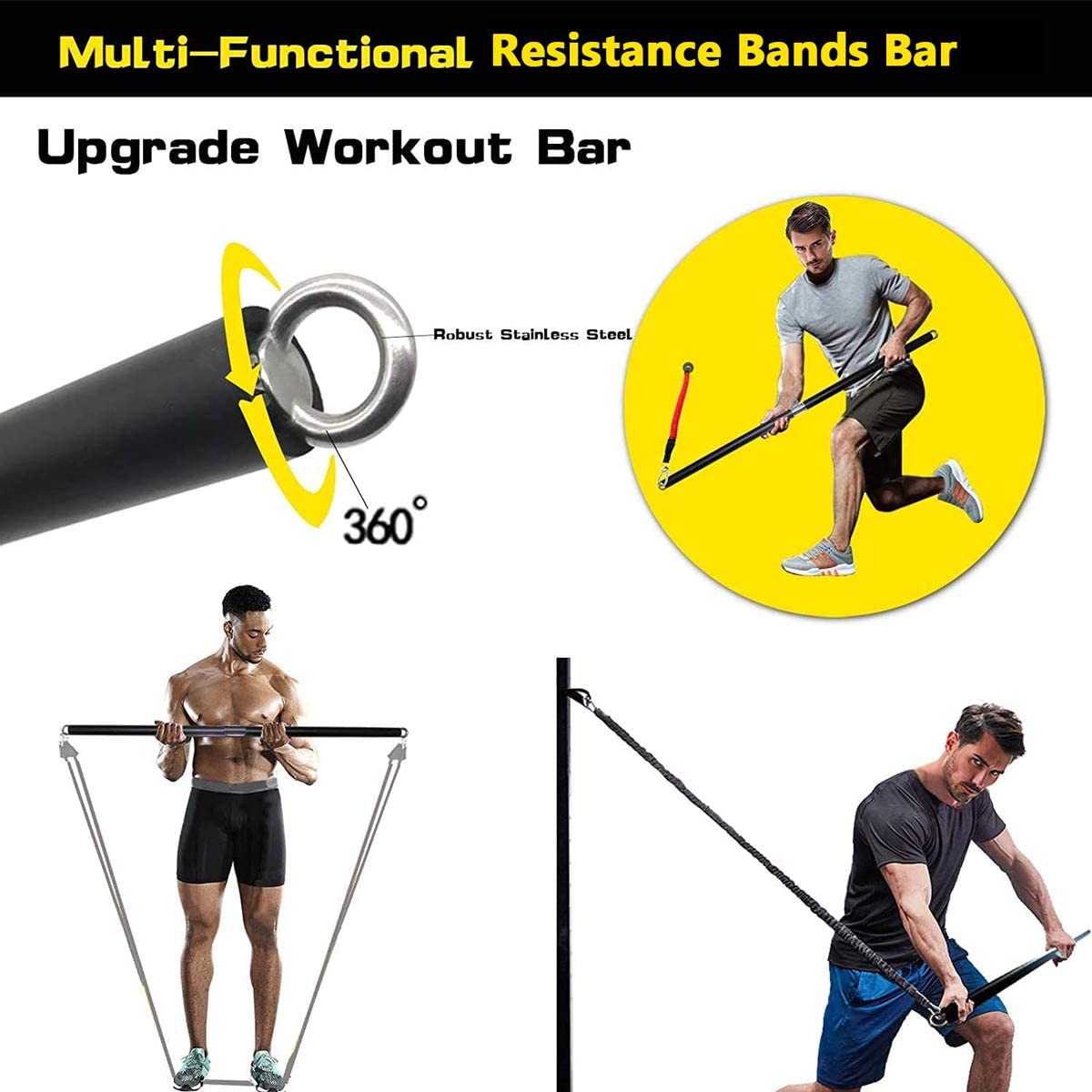 Banda elástica de resistencia  - Home Gym Mini reseña y precio