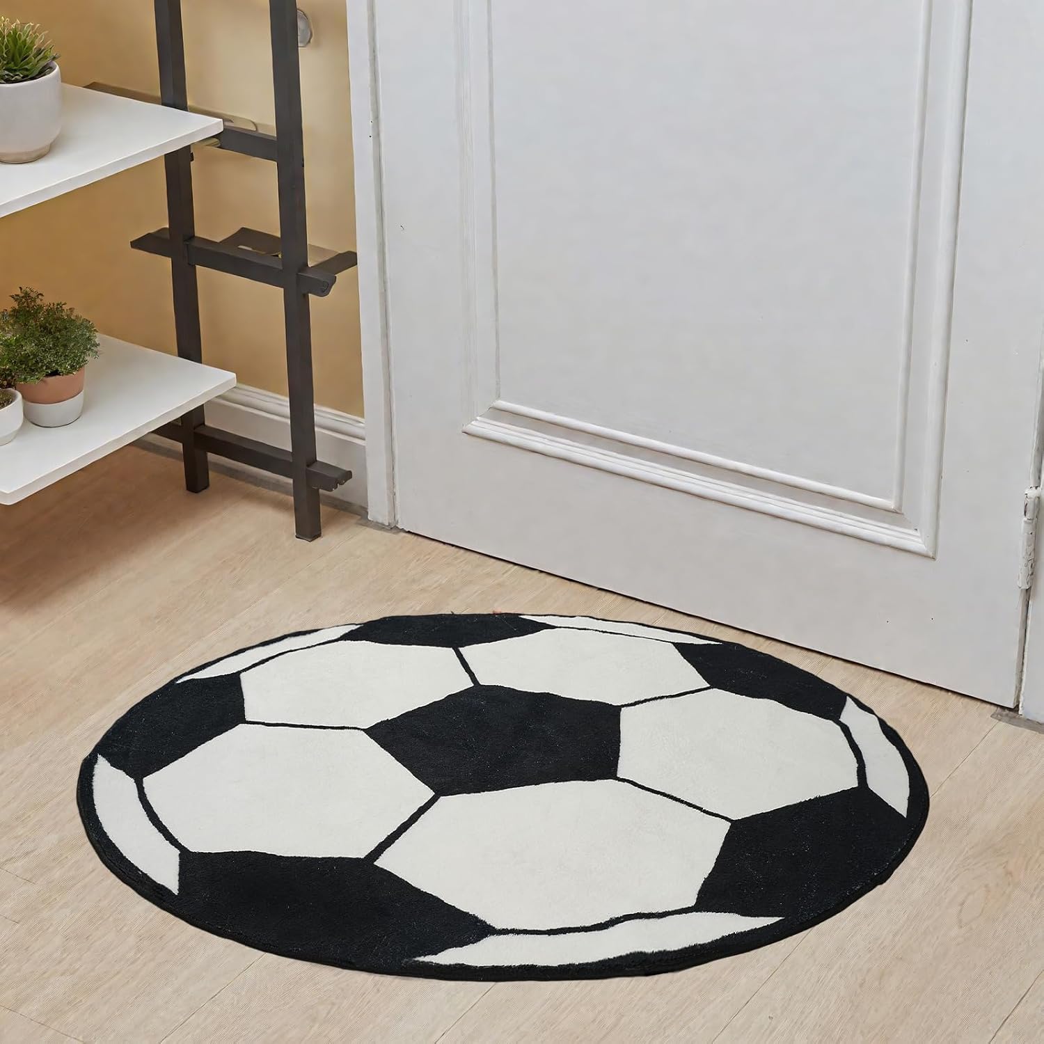 Alfombra Redonda de Felpa con  - Home Gym Kids reseña y precio