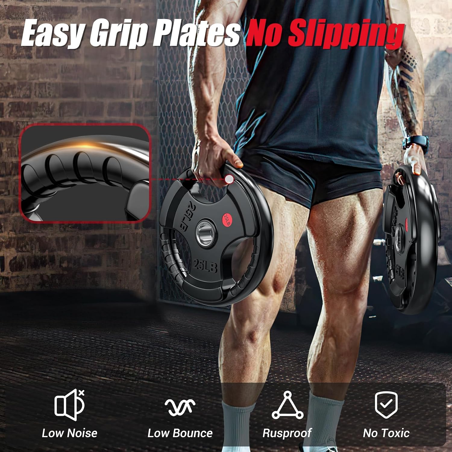 Discos Olímpicos Recubiertos d - Home Gym Custom reseña y precio